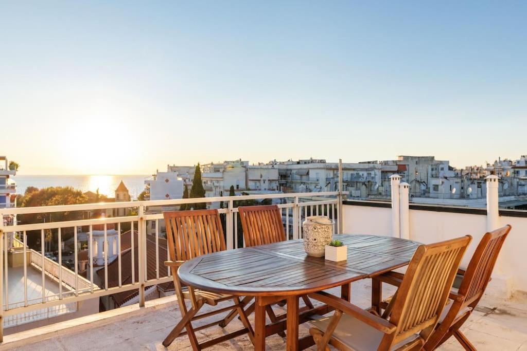 Ferienwohnung Sea View Sunset Penthouse Thessaloniki Exterior foto